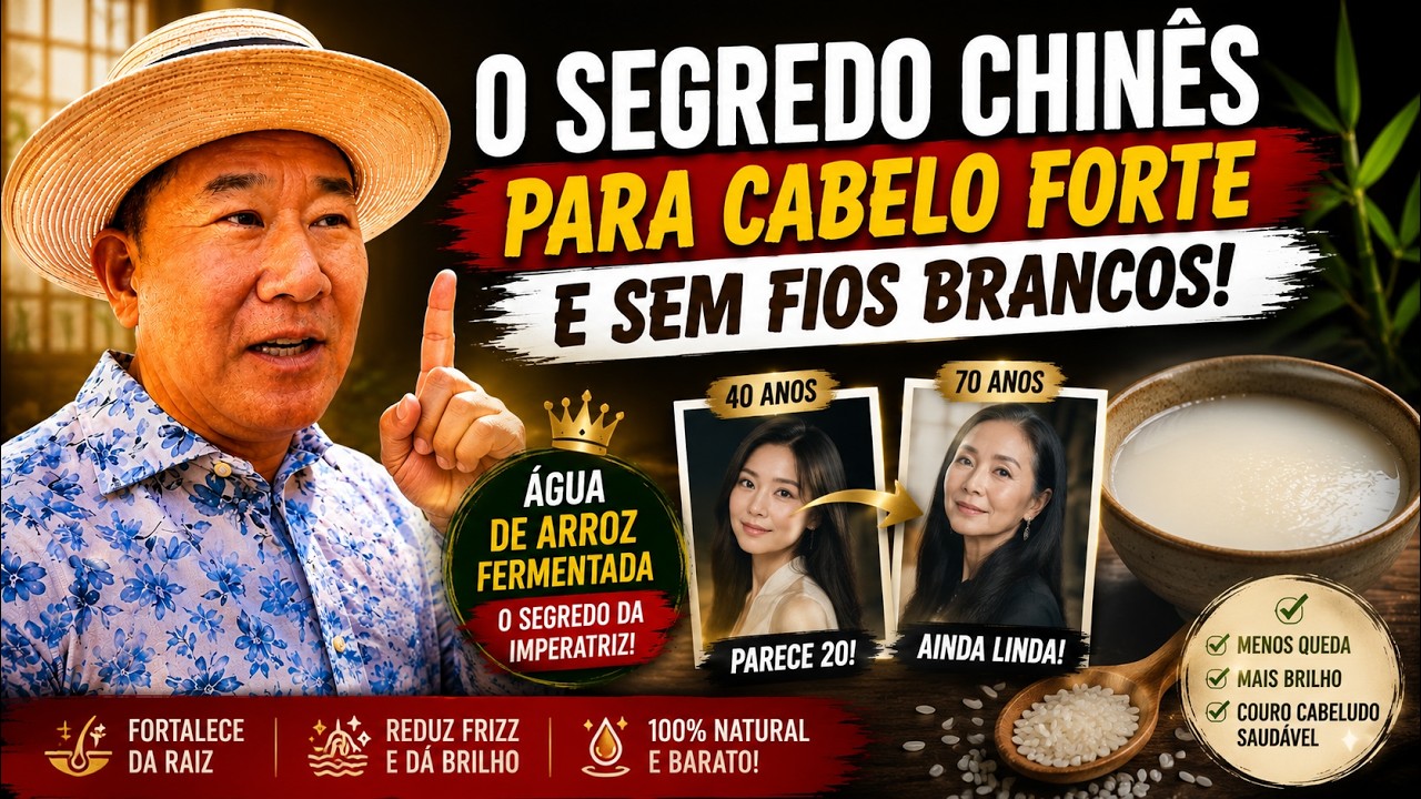 O SEGREDO CHINÊS PARA CABELO FORTE E SEM FIOS BRANCOS | Peter Liu