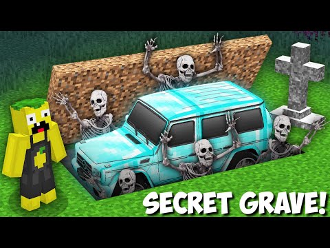 SHOCKING! Secret Grave Found with RARE Diamond Car - Minecraft Gameplay