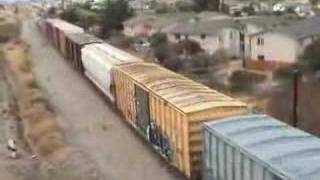 preview picture of video 'Union Pacific wayfreight at Castroville'