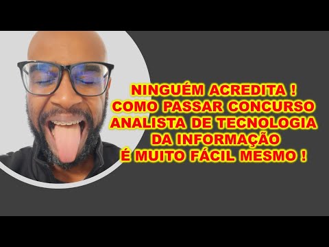 Como passar em qualquer concurso público para Analista de Tecnologia da Informação ?