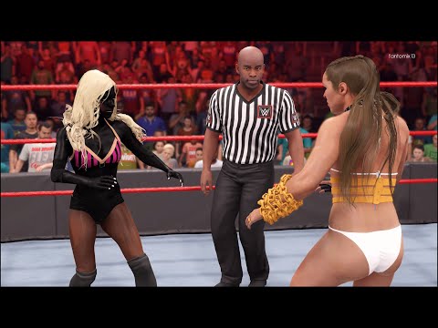 Ronda Rousey vs. Kelly Gears - WWE 2K22 - Super Girl Fights 💖