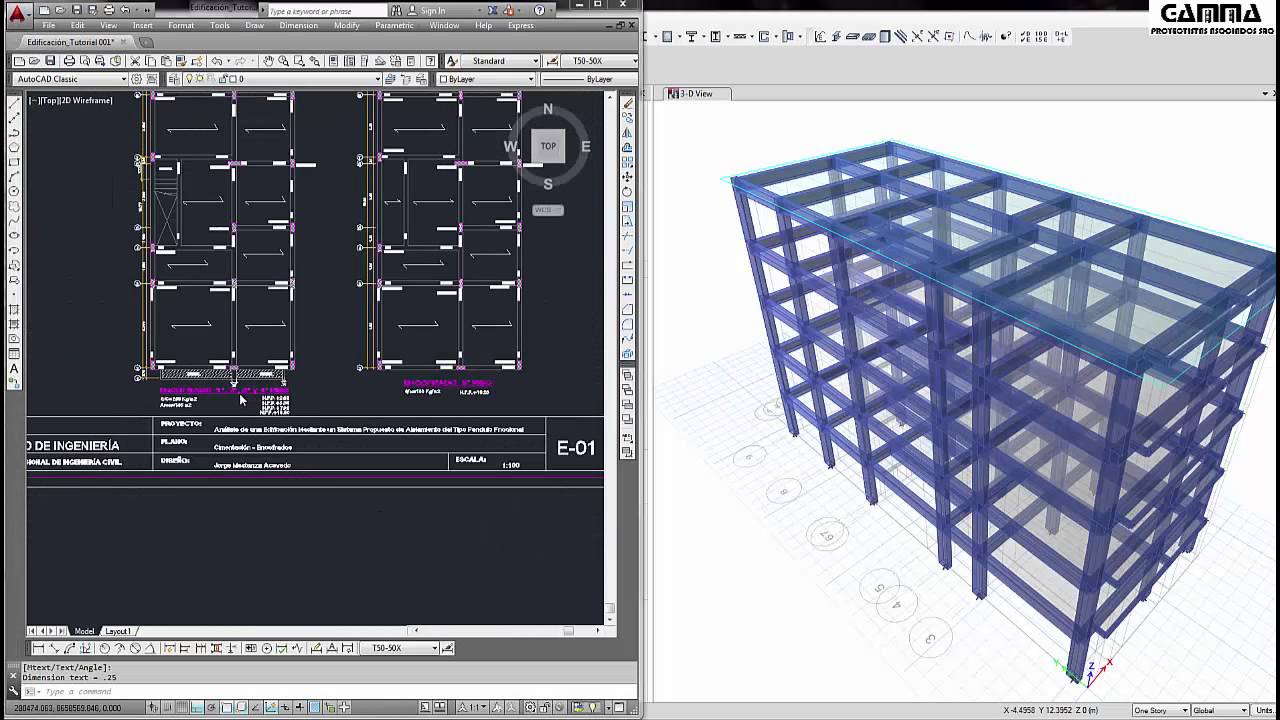 Etabs - GTutorial 001:  Modelamiento de una Edificación de Concreto Armado de 5 pisos