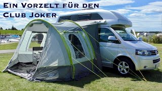 Ein BUSVORZELT für den Club Joker (1) - das BERGER "TOURING EASY“ im ersten Praxistest …