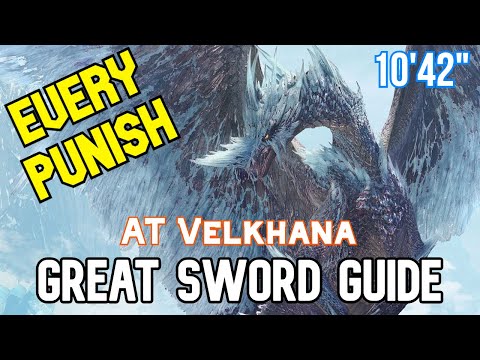 Consistent AT Velkhana Success | Great Sword Guide | Monster Hunter World: Iceborne