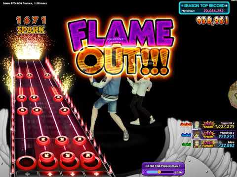 The Fiery Concert - Red Hot Chili Peppers - Dani California ( Lv 4 Crazy ) with Flame Out