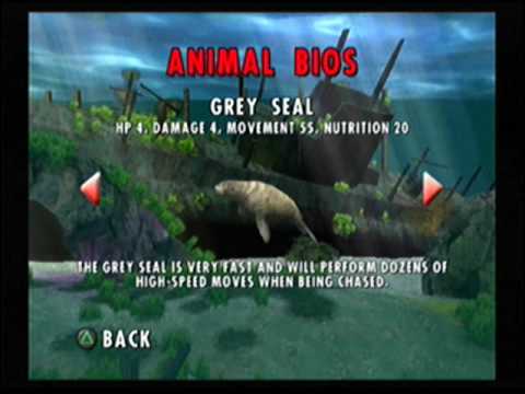Jaws Unleashed - All Animal Bios