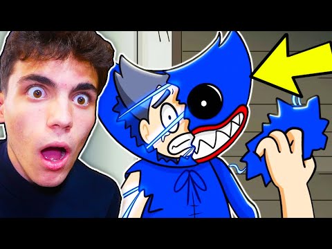 REAGIAMO alla VERA STORIA di HUGGY WUGGY!😱 ANIMAZIONI VIRALI su POPPY PLAYTIME *triste*