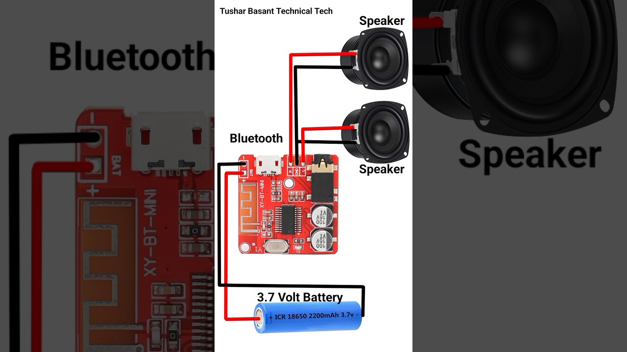 XY-BT-MINI Bluetooth 5.0 Audio Receiver Stereo Decoder Module #shorts