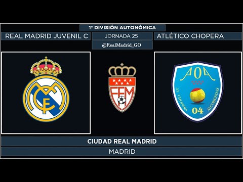 Real Madrid Juvenil C - Atlético Chopera | 1ª División Autonómica Juvenil 2021/22 | Jornada 25