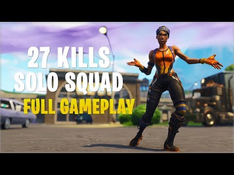 27 Kills Solo Squads | Console - Fortnite Gameplay
