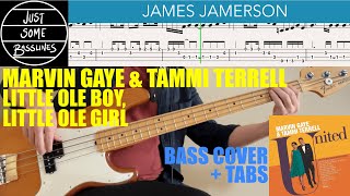 James Jamerson // Marvin Gaye &amp; Tammi Terrell - Little Ole Boy, Little Ole Girl // BASS COVER + TABS