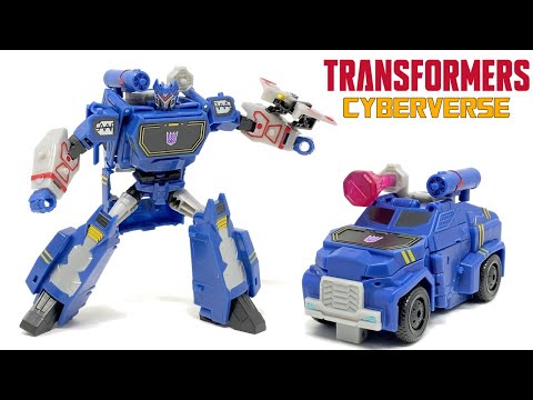 Transformers Cyberverse Deluxe Class Soundwave Review