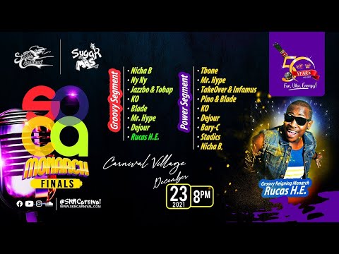 Soca Monarch Finals | Sugar Mas 50 - December 23, 2021