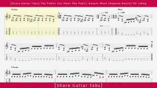 [Share Guitar Tabs] The Public Get What The Public Doesnt Want (Napalm Death) HD 1080p