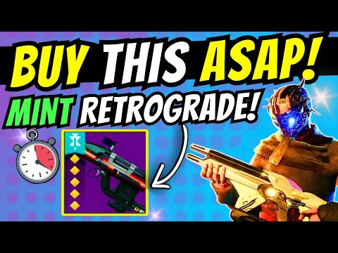 BUY MINT RETROGRADE NOW! Destiny 2 Patch Changes, HEAVY Buff Event & Eververse Exotic Loot! Jan 13th