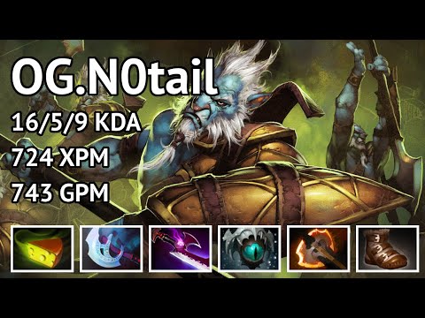 Dota Memories OG.N0tail - Phantom Lancer highlights - Game 3717164534 - Dota 2