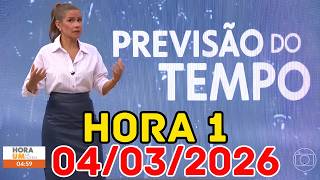 ZCIT E VENTANIA: Temporais persistem no Norte e Nordeste do país | Previsão do Tempo Hora 1 04/03
