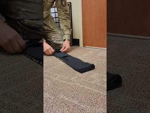 How to Ranger Roll your T-shirt! Follow for more tips!