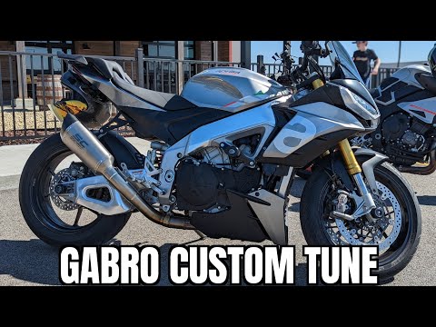 Gabro Racing Custom Tune Feedback and Impressions | UpMap Aprilia Tuono V4 Flash Review