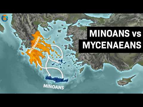 How did the Mycenaeans Conquer the Minoans?