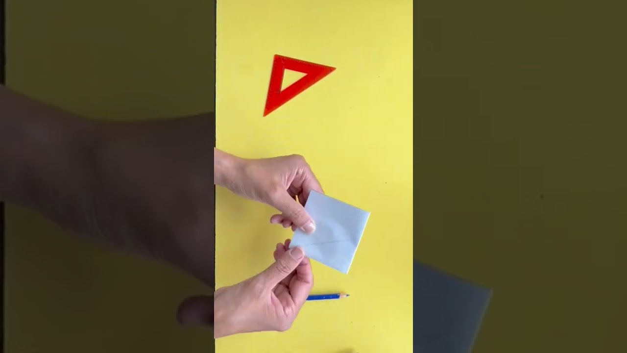 It only takes one cut to cut out a rhombus