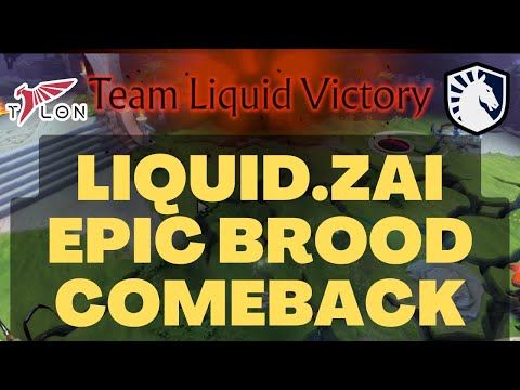 Zai Broodmother perspective on Team Liquid's Epic base race comeback vs Talon Esports #dota2