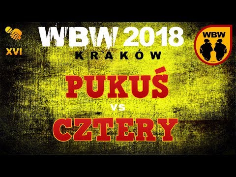 Pukuś 🆚 Cztery 🎤 WBW 2018 Kraków (freestyle rap battle)