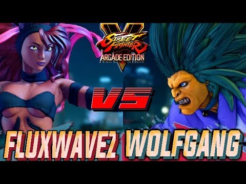 SFV AE 💥 Fluxwavez (Menat) VS Wolfgang (Blanka) Street Fighter V Arcade Edition