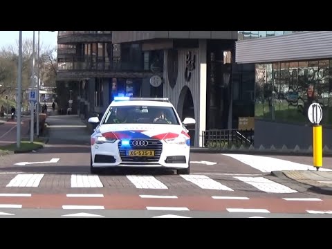 Versneller 6X Audi A6 en 3X Volkswagen Passat Politie Met spoed Bij Wibatustraat Amsterdam