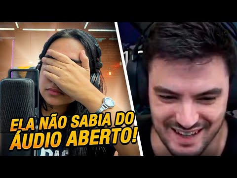 ELA NÃO SABIA QUE O ÁUDIO ESTAVA ABERTO | Cortes Felipe Neto