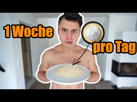 7 Tage nur 1€ pro Tag für ESSEN | Selbstexperiment