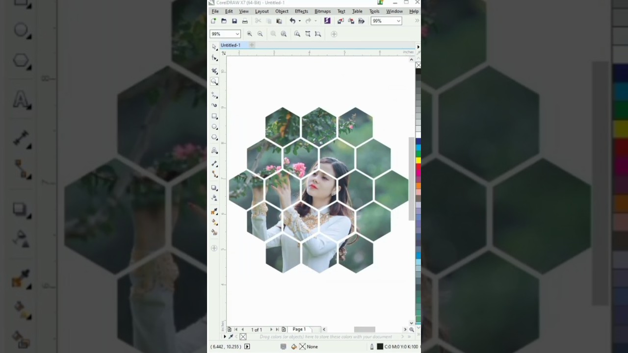 CorelDraw PowerClip | CorelDraw tutorials | Clipping Mask | Polygon tool tips