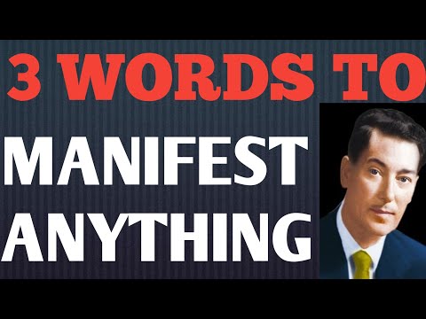 Neville Goddard - These 3 Words Will Manifest Your Dreams Into Reality