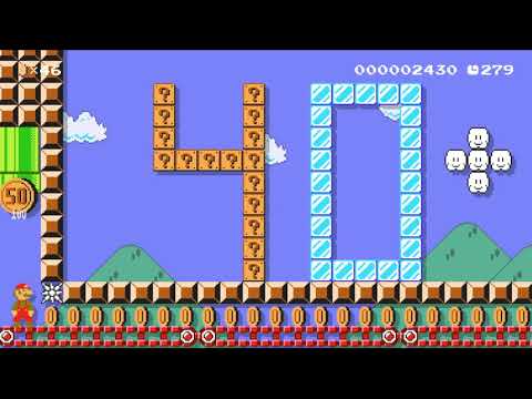 Super Mario Maker 2: Mario's 40th birthday level!!