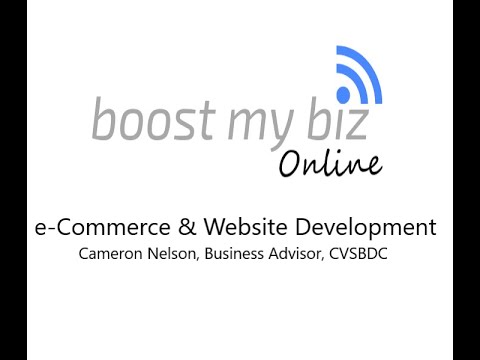 e-Commerce and Website Development: Boost My Biz Online