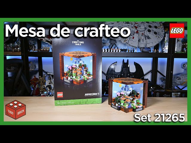 Vídeo relacionado con LEGO Minecraft Mesa de Trabajo - Maqueta para Adultos con 8 Personajes Inc. Steve, Alex y Criaturas - Decoración Gamer - Regalo para Hombres y Mujeres Fans del Videojuego 21265