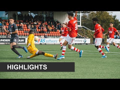 Highlights AZ - Almere City FC (6-1) | Onder 19 | Eredivisie