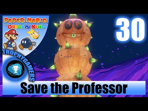 Paper Mario The Origami King - Use the Sun Incense & Defeat Cactus Desert Boss Walkthrough Part 30