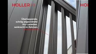 HOLLER PRO Classic tolókapu - lamellás modell