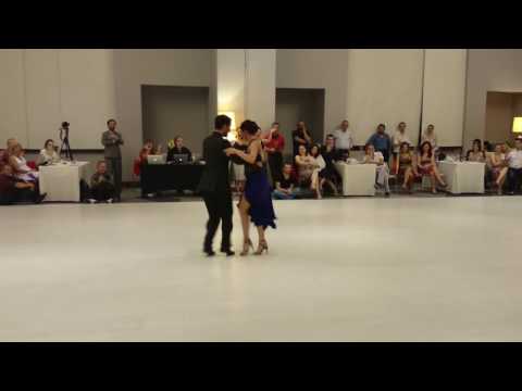  Vanesa Villalba  and  Facundo Piñero  are  dancing  at  Istanbul Tango Festival  in  2016