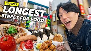 Street Food in Japan's Longest Street Mall