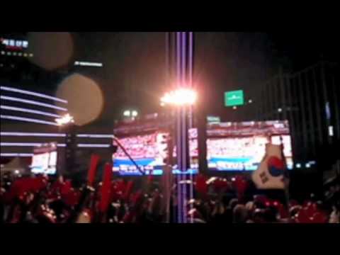 2010 WORLD CUP South Korea Vs Greece live from City Hall in Seoul
