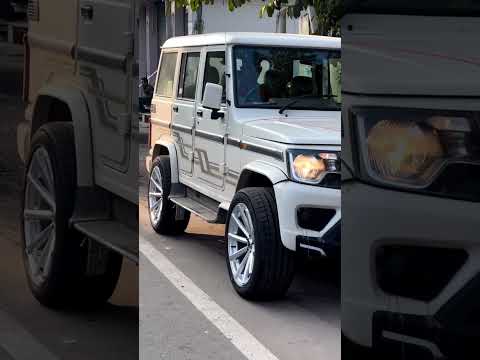Mahindra Bolero Modified Alloy wheels and tyres status ❤️