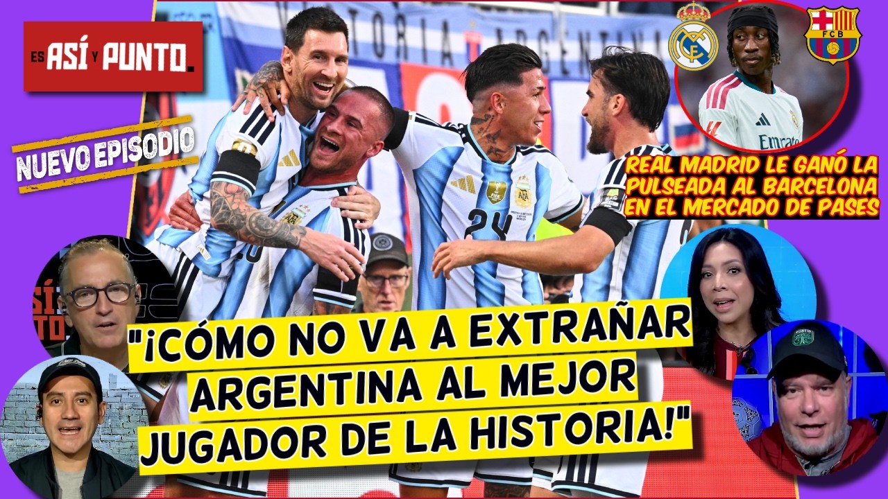 ARGENTINA NO EXTRAÑARÁ a MESSI, dice Hernán y ESTALLA el DEBATE entre TODOS | Es Así y Punto