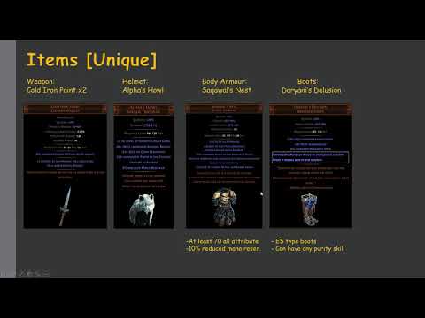 [3.14 POE] Carrion Golems - Necromancer CI aura stacker guide