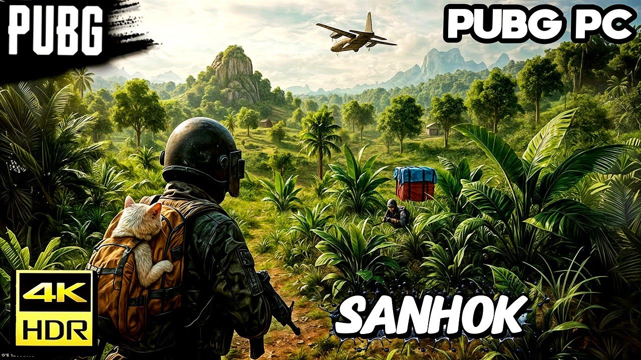 PUBG PC SANHOK: El mapa que no SALE NUNCA pero se DISFRUTA BRO 🥰 Gráficos al MAXIMO