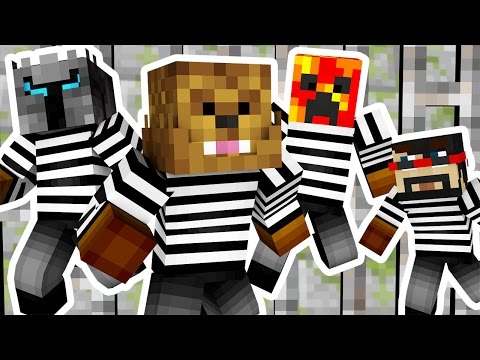 Crazy Minecraft Mod with Youtuber Cops & Robbers