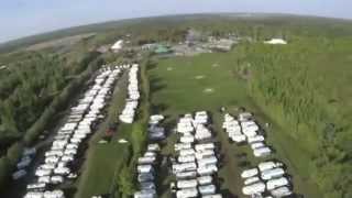 preview picture of video 'Rassemblement FQCC 2011, vue du ciel'