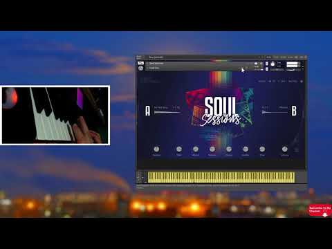 Native Instruments - Soul Sessions (KONTAKT) Sound Demo / Midi Keyboard Korg m-50