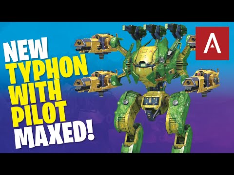 War Robots - NEW Max Typhon Robot With Special Pilot (level 70) WR Gameplay